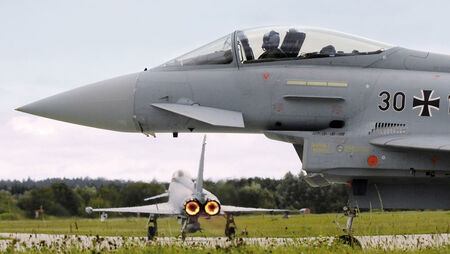 GAF Eurofighter 732 Squadron Ops at JG-73 Laage