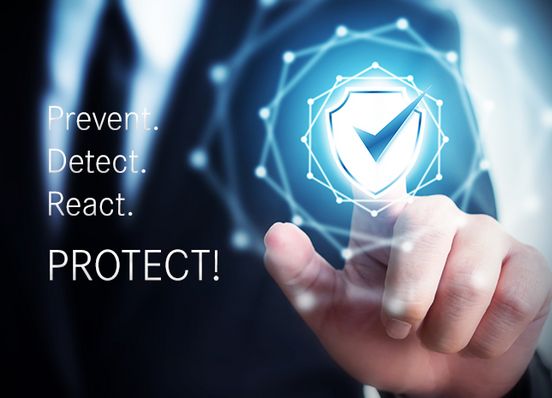 Protection,Network,Security,Computer,And,Safe,Your,Data,Concept,,Businessman