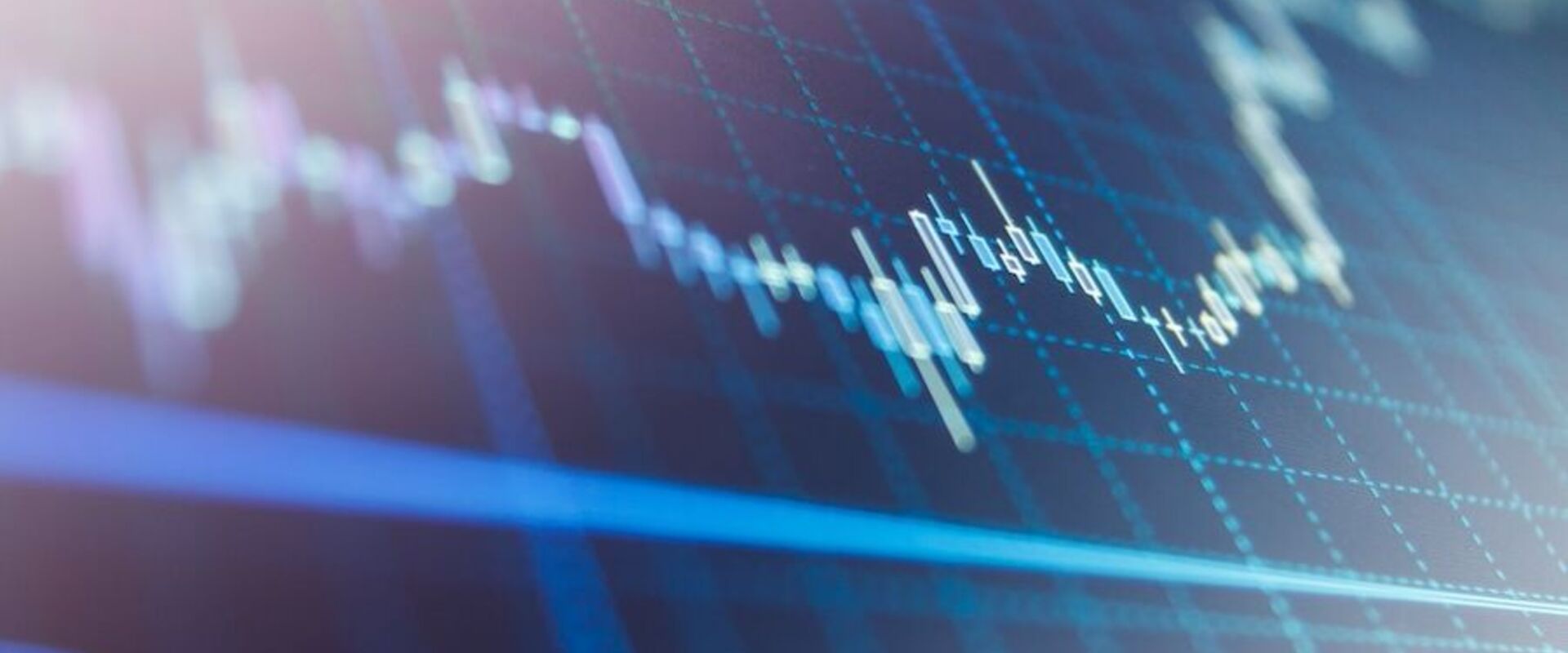 Forex,Market,Charts,On,Computer,Display.,Business,Analysis,Diagram.,Candle
